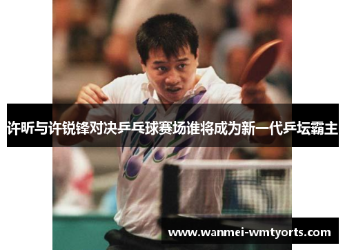 许昕与许锐锋对决乒乓球赛场谁将成为新一代乒坛霸主